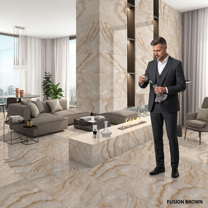 Vistaar White Polished Ceramic Porcelain Tiles 24x48 Inch Modern Floor Wall Collection - Product Image 3