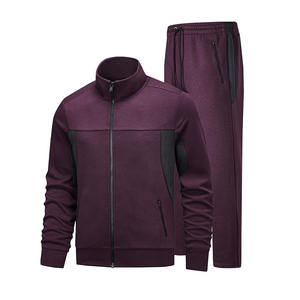 ชุดวอร์มกีฬาคุณภาพสูง ระบายอากาศได้ดี สำหรับฤดูใบไม้ร่วงและฤดูหนาว มีซิป ไซส์ใหญ่ ผลิตจากไนลอนและโพลีเอสเตอร์ เหมาะสำหรับการฝึกซ้อมฟุตบอล/ซอคเกอร์ - Product Image 1