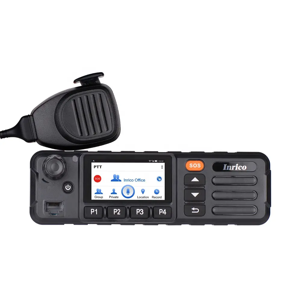 INRICO TM-7 yeni GSM WCDMA araba radyo ile dokunmatik ekran telsiz