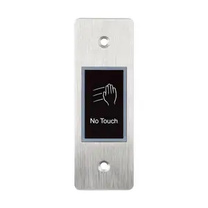 5~25cm Adjustable Infrared Sensor Door Release Button Switch Stainless Steel No Touch Exit Button