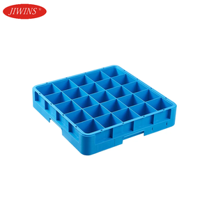 Support de rangement pour assiettes et plateaux à 25 compartiments <span class=keywords><strong>en</strong></span> PP, à paroi fermée et ouverte, personnalisable, certifié NSF, pour usage <span class=keywords><strong>en</strong></span> restauration, bars et hôtels - Product Image 3