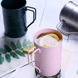 Meilleure vente Tasses à bière rétro en métal 304 en acier inoxydable Nouveau style <span class=keywords><strong>Viking</strong></span> Design avec poignée Boissons à vin - Product Image 3