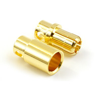 Connecteur banane Amass GC8010-M/GC8010-F 8,0 mm plaqué or 500V 5-70A pour moteur d'avion modèle réduit et contrôleur de vitesse électronique