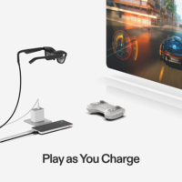 XREAL Beam Pro 5G versie draagbare AR ruimtelijke computer met ingebouwde batterij, WiFi6, 5G netwerk, geen telefoon nodig voor outdoor gaming