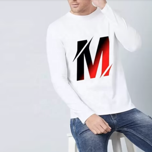 Camisetas de Algodón Pima para Hombre con Impresión de Transferencia de Calor con Logotipo de Algodón - Product Image 5