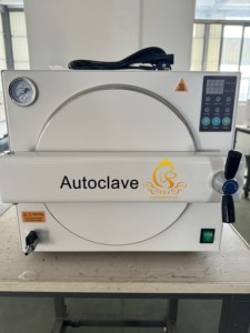 Autoklaf Gigi Profesional EUR PET Kapasitas Kecil untuk Meja, Sterilisasi Uap Kelas N, untuk Perawatan Hewan Peliharaan - Product Image 2