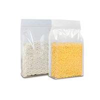 Poissons isolés livraison plastique Kraft papier plat fermeture éclair pochette sacs PE rapide stand-up scellant thermique emballage alimentaire Animal