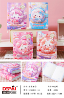Iigen créatif dessin animé Kawaii journal livre 132 feuilles jeunesse cahier pour garçon fille soulager le Stress amusant spirale Style PU couverture en cuir