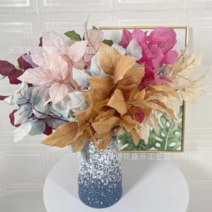 Artificial Rose And Grape Leaves Bouquet MGY 01 <b>Silk</b> <b>Flower</b> High Simulation Wedding Home Decor - Product Image 1