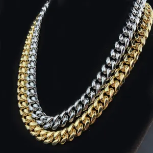 YSS Jewelry Cuban Link Chain 18k Gold Stainless Steel Jewelry