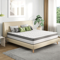 Matelas à ressorts ensachés orthopédiques de haute qualité Euro Top 7, 5 zones, mousse haute densité, design moderne pour chambres à coucher