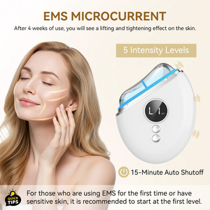 Appareil de beauté pour le visage à usage domestique, masseur facial anti-rides, soin de la peau, lifting du visage, masseur facial Guasha - Product Image 4