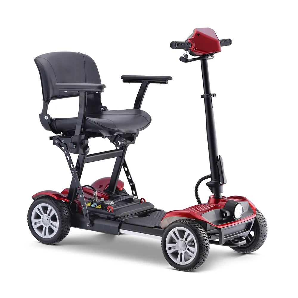 Scooter de mobilidade elétrico, 4 roda PC-EY211 portátil, dobrável, scooter para desbloqueado, venda imperdível