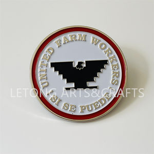 中国メーカー カスタムスポーツロゴ メタルラペルピン エナメルピン ハードエナメル NFL 49ers ファミリア ラペルピン - Product Image 4