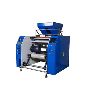 Automatic high speed automatic pre-stretch film edge folded rewinding machinery