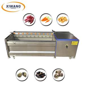 Sistema de lavado de frutas y verduras completamente automático Máquina de limpieza de cepillos de rodillos - Product Image 4