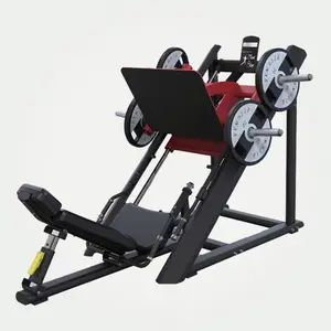 Club Metal nouveau produit équipement de gymnastique plaque chargée Machine de force poids libre Machine de sport PL56 presse à jambes