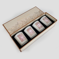 Invité Faveurs Premium Qualité Haute D & G Miracle Étiquettes En Carton Souvenirs Méditation Femmes Ensemble Mini Pack Lux Cadeau Ensemble Maison Bougie