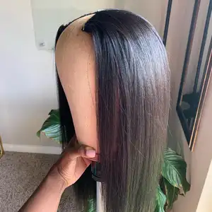 Glueless U Part Wig Human Hair ,Wholesale Machine Made U-part Wig Human Hair,100% Brazilian U-part Wigs For Black Women