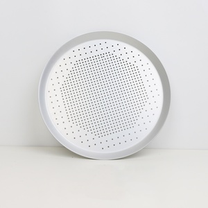 <span class=keywords><strong>Teglia</strong></span> per <span class=keywords><strong>Pizza</strong></span> Rotonda Commerciale da 12 Pollici, <span class=keywords><strong>Teglia</strong></span> Antiaderente da <span class=keywords><strong>30</strong></span> <span class=keywords><strong>cm</strong></span> in Lega di Alluminio Anodizzato Forata - Product Image 1