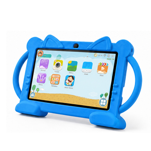 Kids <b>Tablet</b> PC <b>7</b> Inch Android 15 Wi-Fi Capacitive Screen Educational Learning Device Fashion Silicone Case Drop Resistance - Product Image 4