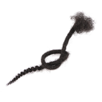 Dreadlocks Locs avec pointes bouclées, 100% cheveux naturels, tresses au crochet, extensions faites à la main, cheveux humains