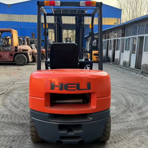 Chinese Top Brand Heli Forklift 3 ton <b>Used</b> FD30 Forklift Diesel Manual Forklift Truck with Three Stage Mast For Sale - Product Image 1