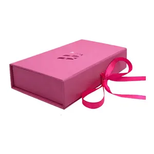 Cajas de colores personalizadas con forma de libro al por mayor con tapa magnética caja de regalo embalaje Cierre magnético de papel