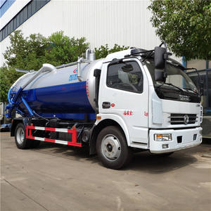 Camión Cisterna de Drenaje de Líquidos de Aguas Residuales y Lodos Sépticos con Aspiradora de Vacío de 6000 Litros - Product Image 3