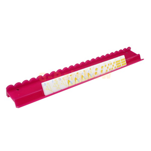 Juego de Empujadores de Mahjong de Tamaño y Color Personalizados, Rojo Sólido, Hechos a Mano, Acrílicos, <span class=keywords><strong>con</strong></span> Bordes Festoneados - Product Image 4