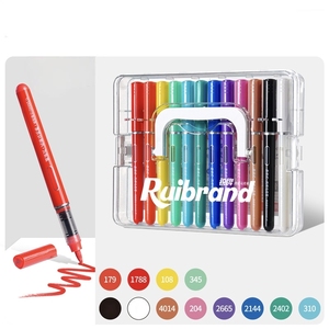 Marcadores Acrílicos de Punta Suave, Doble Punta, con Colores Superpuestos, en Caja de Regalo <span class=keywords><strong>para</strong></span> Niños - Product Image 2