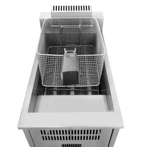 <span class=keywords><strong>Friteuse</strong></span> à gaz professionnelle 18L à cuve unique pour restaurants, snack-bars et équipement de cuisson pour poulet frit, frites et beignets - Product Image 6