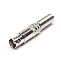 Interface de prise mâle BNC à verrouillage par baïonnette avec câbles RG6, RG58, RG59, LMR195