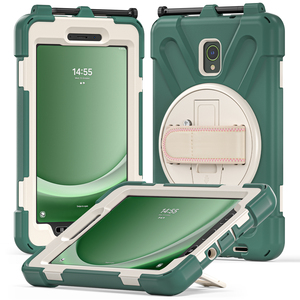 เคสแท็บเล็ตแบบแข็งแรงทนทานสำหรับ Samsung Galaxy Tab Active 5 2024/Active 3 2020 ขนาด 8 นิ้ว พร้อมขาตั้ง 360 องศา สายคล้องมือ และฝาครอบป้องกัน - Product Image 2
