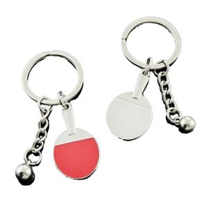 Wholesale Hot Selling Custom Pendant Gift Table Tennis Keychain Badminton Tennis <b>Metal</b> Paint Three-Dimensional <b>Key</b> <b>Chain</b> - Product Image 1