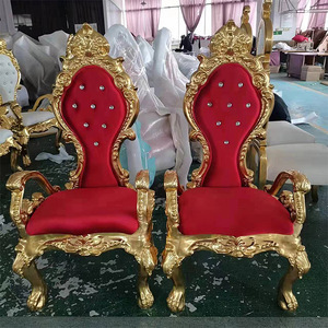 Ensemble de chaises et Tables de Banquet en bois Royal doré, chaises de luxe Yi pour événements de mariage - Product Image 5