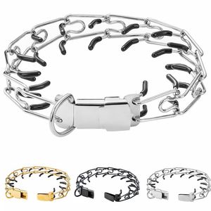 Tengu Pursuit Dog Training Collar Stainless Steel Spiked Control <b>Ring</b> For Large Medium Dogs - Product Image 3