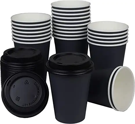 Hot-sale Products Eco-friendly Take Away Double Wall Coffee Paper Cup for Coffee Corrugated Paper Beverage Disposable U-yee 12oz