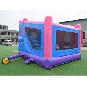 <span class=keywords><strong>Castillo</strong></span> Inflable Comercial con Tobogán para Niñas, Modelo Princess Castle Combo Moon Walk, en Venta - Product Image 4