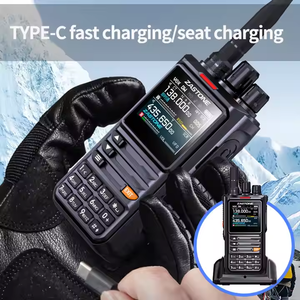 Zaston Walkie Talkie M8 10W, Radio amatir 2 arah, Radio AM Air Penerbangan Band daya tinggi Walkie-Talkie pidato, Radio pengurang kebisingan - Product Image 5