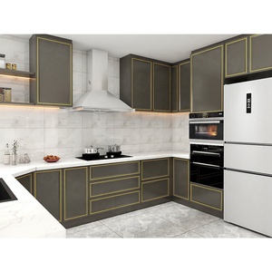 墙Kichen橱柜现代厨房家具小厨房单位套装橱柜 - Product Image 2