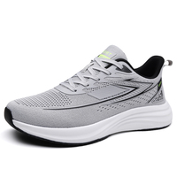 Nouvelles chaussures de course respirantes en mesh pour hommes, avec semelle en caoutchouc antidérapante, pour l'entraînement en plein air