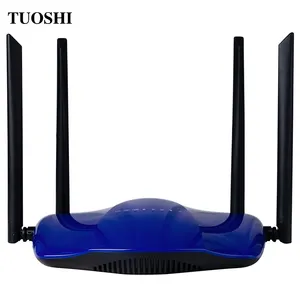 Router hotspot wifi 4G LTE, router port kartu sim 1200Mbps nirkabel, perangkat hotspot wifi 4G pabrik Tuoshi