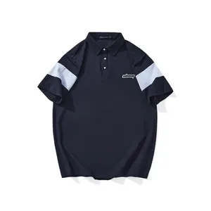 Abbigliamento da uomo 2024 Polo da uomo Casual camicia a maniche corte Polo da uomo 100% cotone Polo da uomo in maglia taglia personalizzata