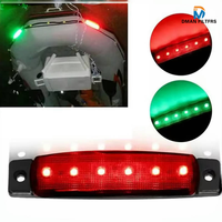 Offre Spéciale de haute qualité camion étanche 12v-24v 6led indicateurs de marqueur latéral voyants d'avertissement pour remorque Bus bateau