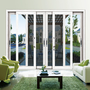 <span class=keywords><strong>Puertas</strong></span> Batientes de Perfil de Aluminio, Puerta Mosquitera de Aluminio con Pantalla de Seguridad Hermética - Product Image 3