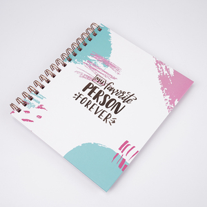 Agenda avec couverture en papier texturé A5, tendance, meilleurs cadeaux pour les filles et les femmes, planificateurs personnalisés, vente en gros de carnets de notes - Product Image 5
