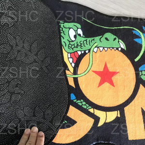 Alfombras y alfombras antideslizantes con letras de bola de estilo <span class=keywords><strong>Dragon</strong></span> Anime para niños recién llegados al por mayor, alfombra esponjosa personalizada 3D para el hogar - Product Image 3