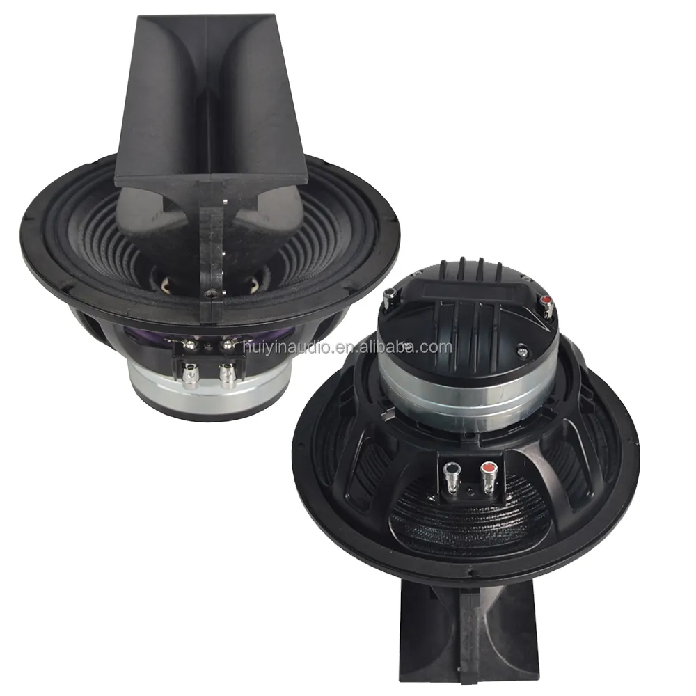 1075-056 yeni tasarım 10 inç Neo koaksiyel hoparlör 3 inç bobin 400W RMS Woofer RMS 100W içinde HF sürücü hoparlör için çizgi dizi ses