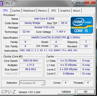 Prosesor Intel Core I5 2500 Berkinerja Tinggi untuk Aksesori Komputer
